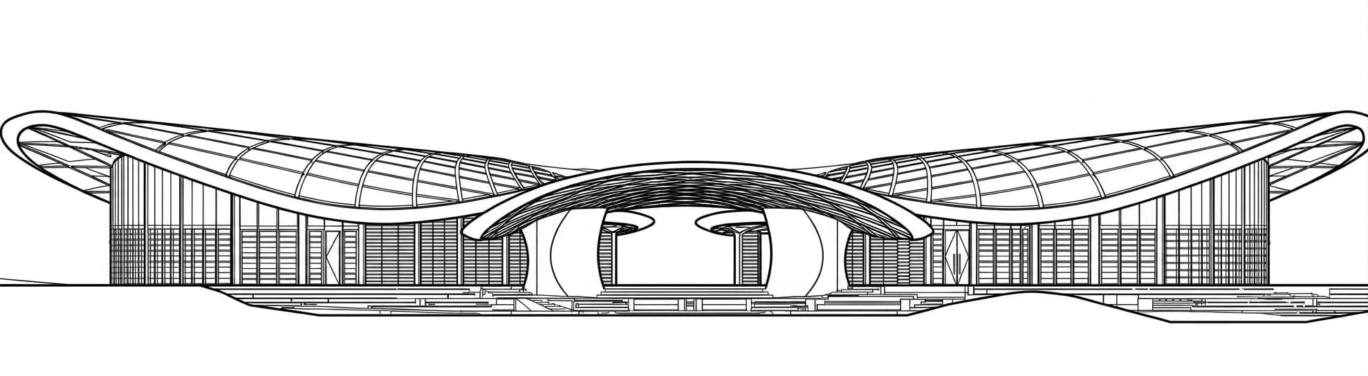 Shura Links Golf Clubhouse — Clubhouse soffit materiality — 3