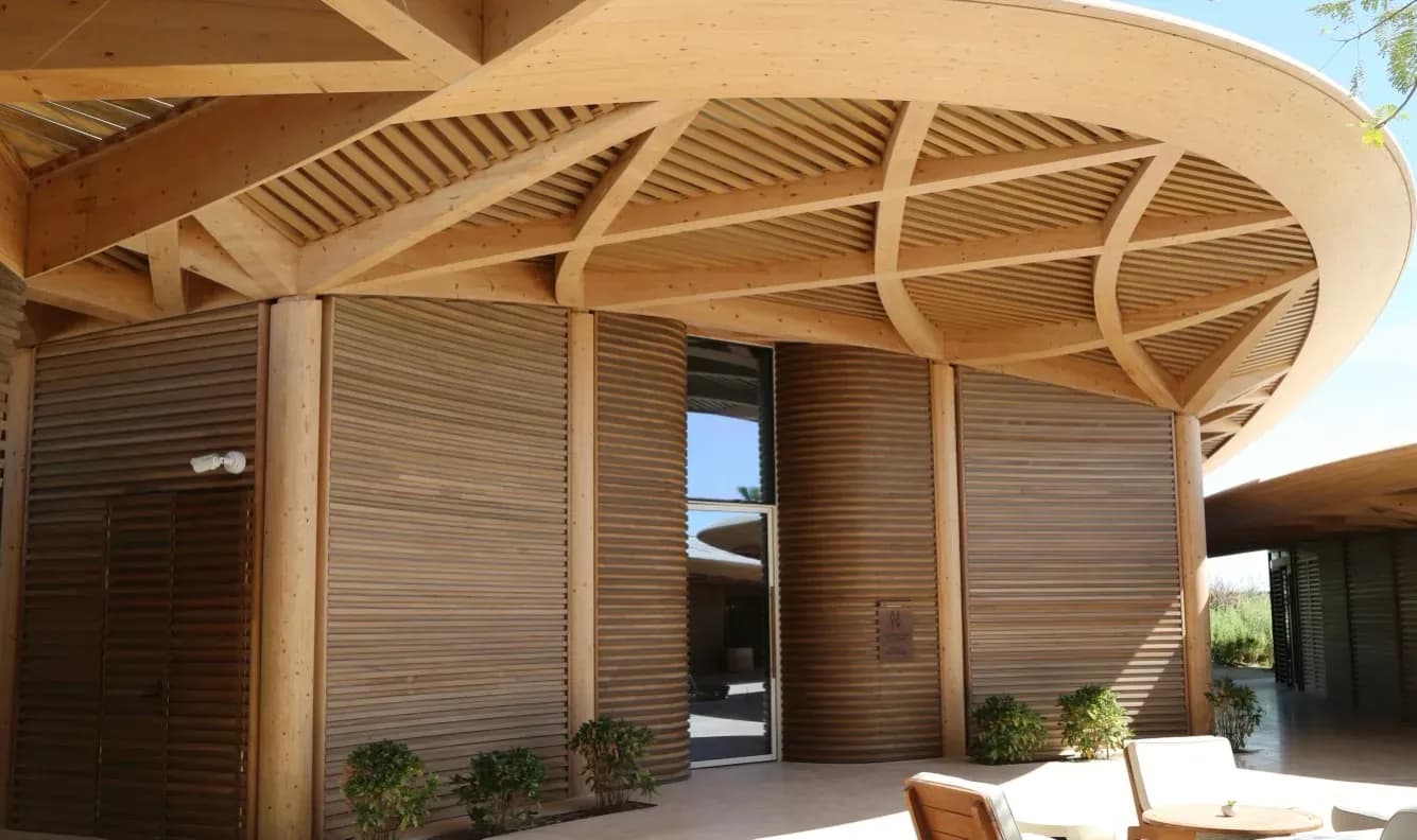 Shura Links Golf Clubhouse — Construction & details — 4