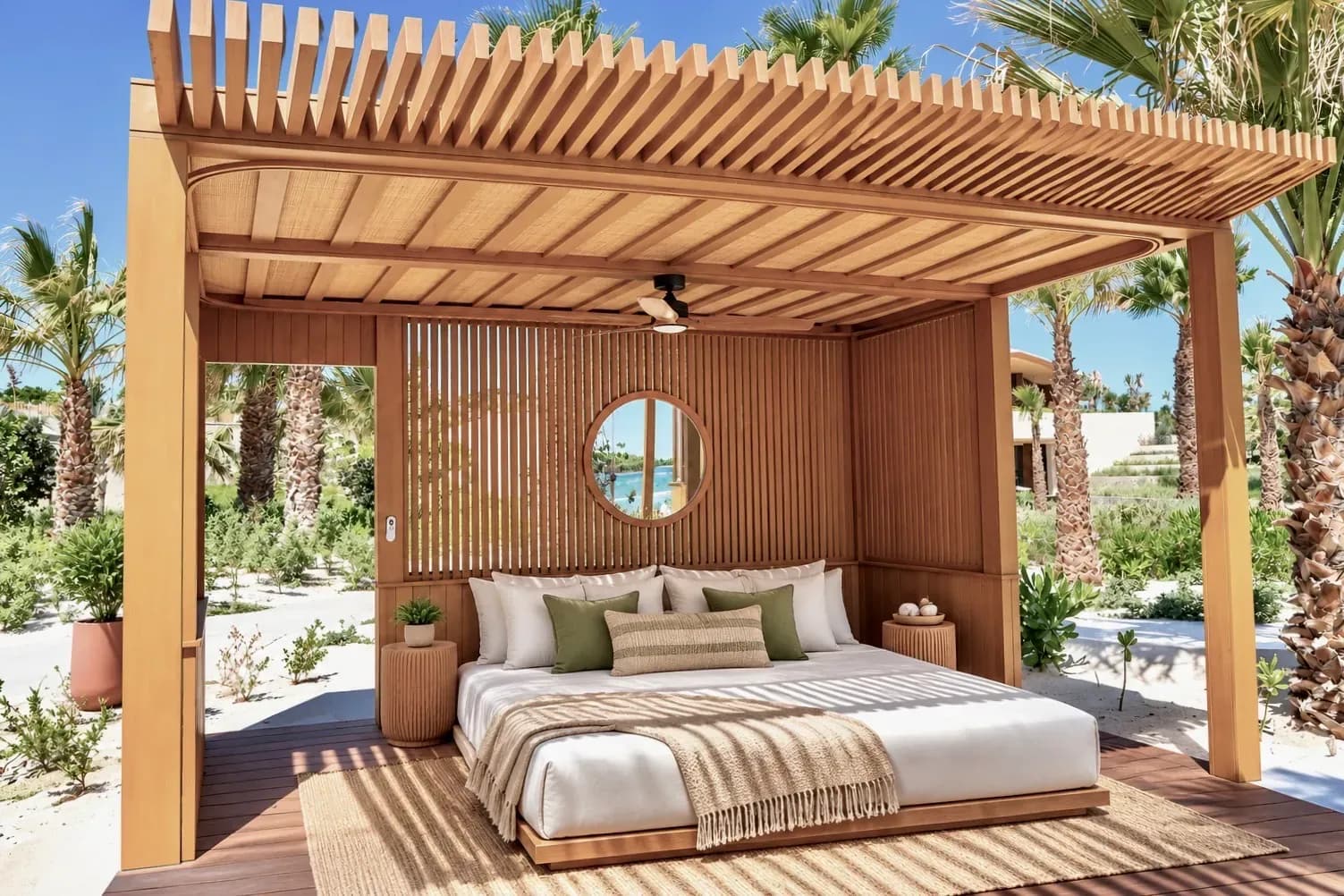 Miraval The Red Sea — The Samur trees — hardscape & timber structures — 4