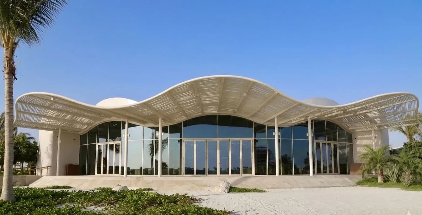 SLS Red Sea — Japanese restaurant soffit — eucalyptus — 3