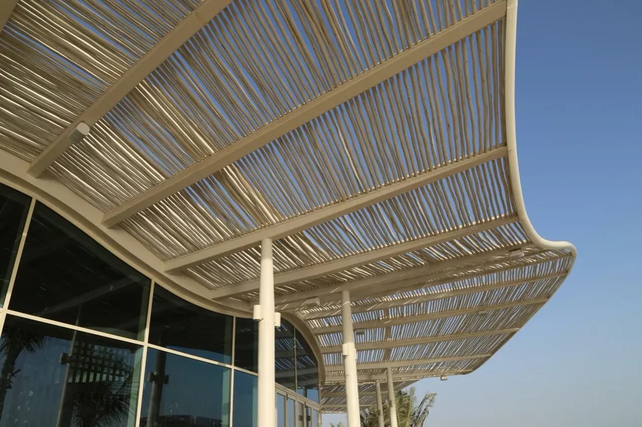 SLS Red Sea — Japanese restaurant soffit — eucalyptus — 8